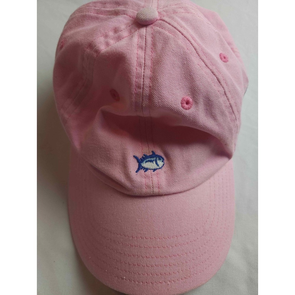 Southern Tide Womens Pink Skipjack Tuna Logo Adjustable Baseball Hat‎